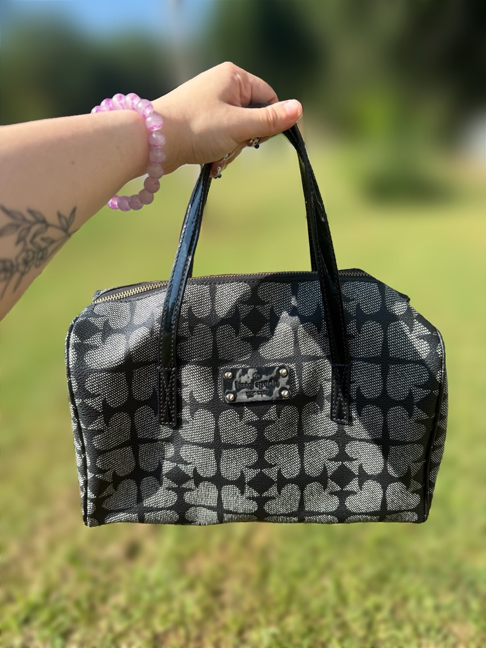 Kate Spade Kaleigh Ace of Spades Satchel & Matching Wallet